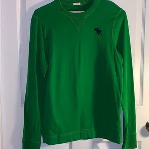 Abercrombie men’s green long sleeve